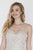 Jolene Collection - 18315 Sweetheart Neck with Strap Beaded Gown In Silver and Neutral