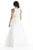 Jolene Collection - 17045 Beaded Halter Ballgown In White