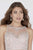 Jolene Collection - 18042 Two Piece Beaded Illusion Halter Dress In Pink
