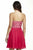 Jolene Collection - 16528 Bejeweled Sweetheart A-line Dress In Pink and Neutral