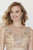 Jolene Collection - 18310 Deep V-neck Two-Piece Beaded Gown In Gold