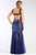 13512 Long Dress In Black Royal