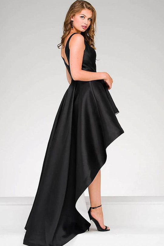 High-Low V-Neck  Prom Dress 43016