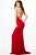 JVN21053 Strappy Fitted Jersey Dress