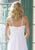 Alyce Paris - 4319 Ruched Halter Strap Long A-Line Gown In White