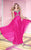 Alyce Paris - Bejeweled Strapless Scoop Neck Long Chiffon Dress 6181 In Pink