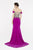 Saboroma - 4336 Embroidered Appliques Off-Shoulder Dress In Pink