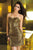 ALYCE PARIS HOMECOMING -  DRESS IN ANTIQUE GOLD 4342