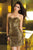Alyce Paris - Extravagant Sequined Strapless Sweetheart Short Dress 4342 In Gold