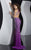 Jasz Couture - Bejeweled Sweetheart Dress 4109D in Purple