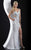 Jasz Couture - Bejeweled Sweetheart Dress 4109D in White and Multi-Color
