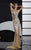 Jasz Couture - Bejeweled Sweetheart Dress 4109D in Neutral and Green