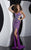 Jasz Couture - Bejeweled Sweetheart Dress 4109D in Purple