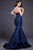 Strapless Semi-sweetheart Tiered Mermaid Gown 37897