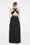 Saboroma - 4365 Embellished Jewel Neck A-line Dress In Black