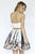 Jolene Collection - 17554 Strapless Sweetheart A-line Dress In White and Multi-Color