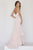 Jolene Collection - 18051 Strapless Sweetheart Layered Trumpet Gown In Pink