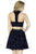 Jolene Collection - 17521 Haltered Two-Piece Short Dress In Blue