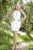 Jolene Collection - 17536 Razor Cut Paneled Dress In White