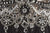 Jolene Collection - 17051 Geo-Beaded Illusion Long Gown In Black and Silver
