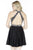 Jolene Collection - 17573 Beaded High Halter A-line Dress In Black