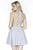 Jolene Collection - 17558 Bedazzled Halter A-line Dress In Gray