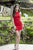 Jolene Collection - 17532 Fancy Strappy Back Cocktail Dress In Red