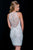 37596 Sleeveless Fully Beaded Sheath Dress