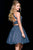 Lovely Two Piece Halter Short Dress  40110