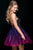 Sequined Halter Neck Ombre Fit and Flare Dress 42206
