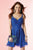 ALYCE PARIS HOMECOMING - 4414 DRESS IN SAPPHIRE in Blue
