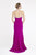Saboroma - 4420 Beaded High Halter Mermaid Gown In Pink