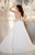 Panoply - 44241 Embellished Halter Chiffon Dress In White and Gold