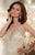 Panoply - 44245 Jeweled Lace Trumpet Dress In Neutral