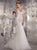Panoply - Elaborately Embellished Tulle Sweetheart Trumpet Gown 44281 in White and Neutral