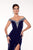 Panoply - Classic Rhinestone Studded Off-Shoulder Mermaid Gown 44285J In Black