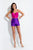 Rachel Allan Short - 4429 Two-Piece Strapless Sweetheart Mikado Dress in Pink and Purple