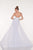 Panoply - Lace Sweetheart Trumpet Dress with Removable Skirt 44300 In White and Neutral