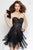 Alyce Paris - 4441 Short Dress In Black-Bisque