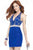 Alyce Paris - 4442 Short Dress In Blue