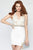 Alyce Paris - 4442 Short Dress In Diamond White