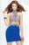 Alyce Paris - 4444 Short Dress In Royal-Gold