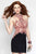 Alyce Paris - 4444 Short Dress In Black-Red