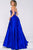 Strapless Lace Dress With Overlay Skirt  35052