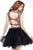 Alyce Paris - 4446 Dress In Black Pink