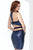 Alyce Paris - 4449 Sequined Halter Neck Sheath Dress In Blue