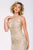 37572 Sparkling Beaded Halter Sheath Dress