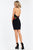 Rachel Allan - Haltered Beaded Cocktail Dress 4454 in Black