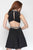 Alyce Paris 4456 Jersey Skater Dress in Black