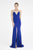 Saboroma - 4457 Sweetheart Trumpet Dress with Slit